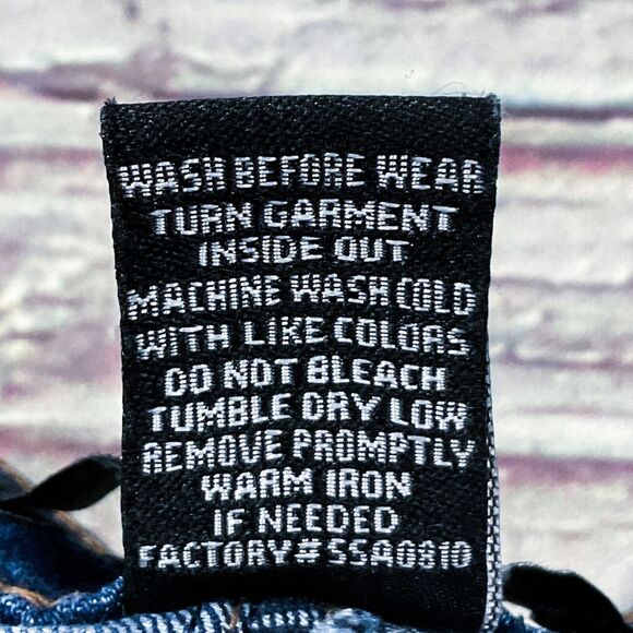 D Jeans Womens Jeans size 6 Dark Wash Crop Ankle x27" Frayed Hem Cotton Stretch - Picture 6 of 10